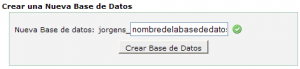 Crear una base de datos para WordPress